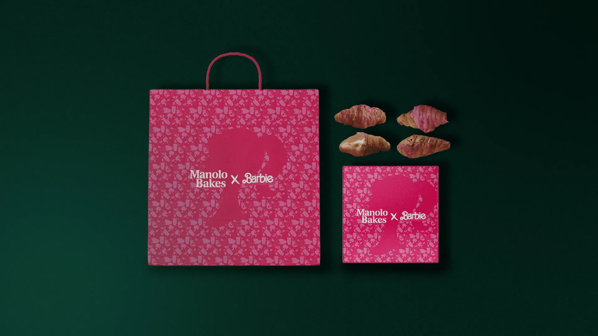 Manolo Bakes X Barbie desde cerca packaging